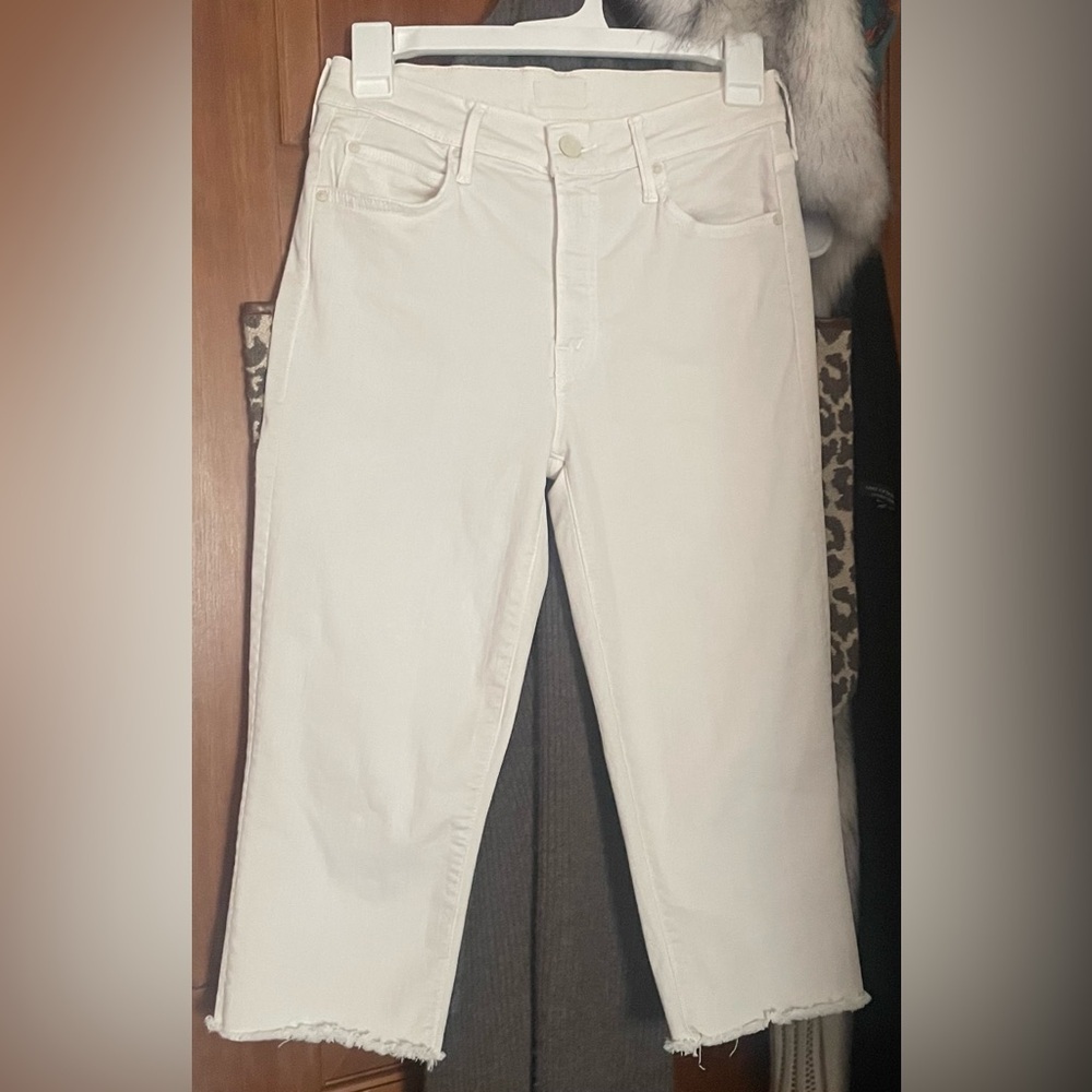 Mother the Rascal Knicker Fray in Pretty Just Strolled in the City EUC Capris
